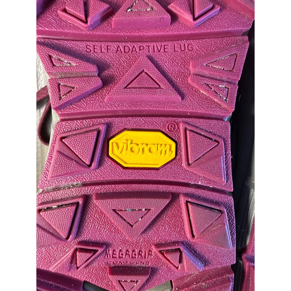 Danner Mountain 600 Low Hiking Shoes Women 9.5 Taupe Plum Gray Waterproof Vibram - Picture 9 of 10
